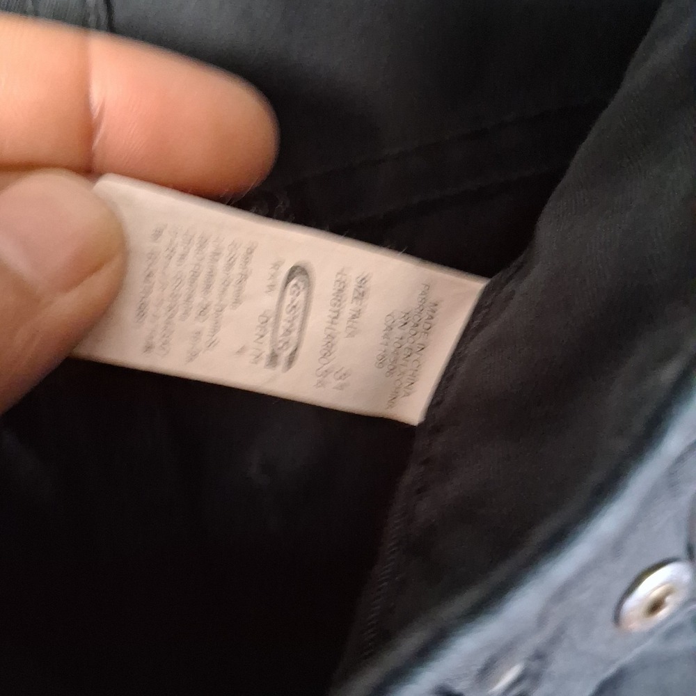 G Star Raw Army Radar Straight Pants Men Size 31x34 Black Button Fly 8 Pockets - Picture 7 of 9